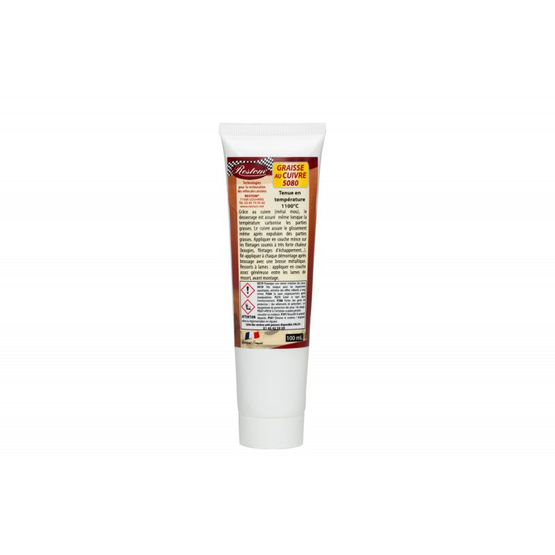 Graisse au Cuivre 5080 pour montage des éléments soumis à la chaleur, bougies, injecteurs, visserie d'échappement. Graisse au Cuivre 5080 pour montage des éléments soumis à la chaleur, bougies, injecteurs, visserie d'échappement.